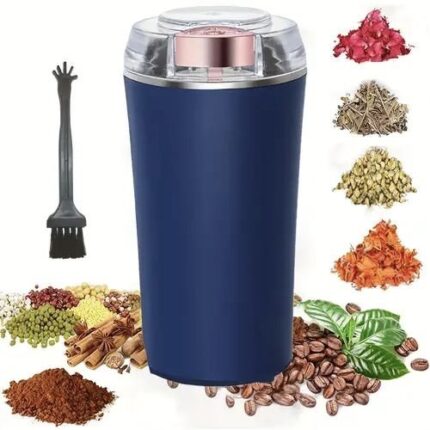 Electric Coffee Grinder for Coffee Beans, Portable Stainless Steel Blade Grinder, Machine for Home Kitchen, Spice & Dry Masala Grinding