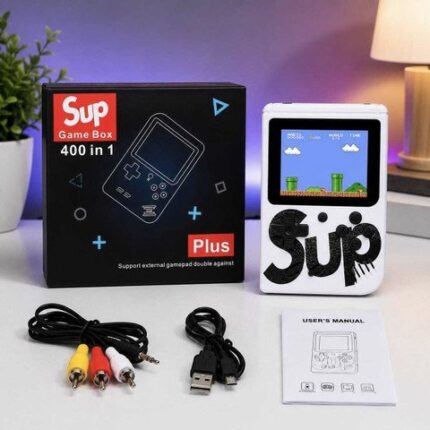 Kids SUP Portable Rechargeable
Video Game Console with 400 in 1 Retro Games